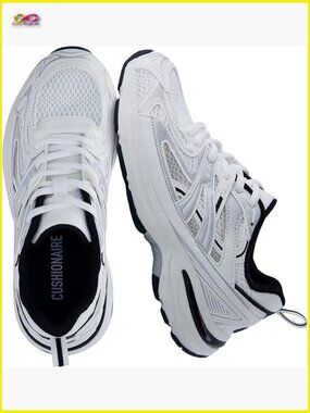 Chunky Platform Sneakers Comfortable Walking Shoes Lace-Up Retro Tennis Style